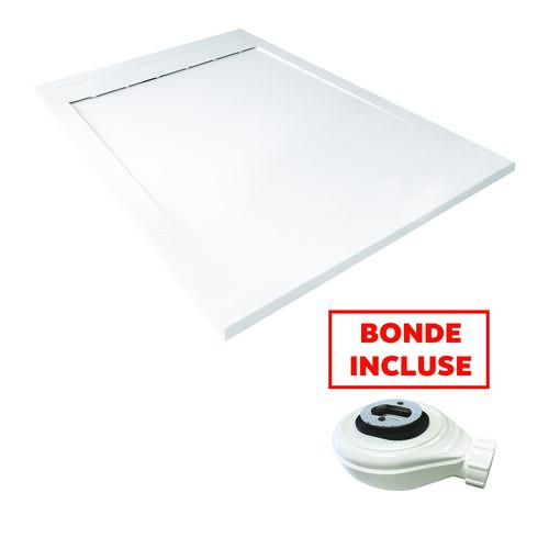 Receveur de Douche Résine de Synthèse Spirit blanc 70x90